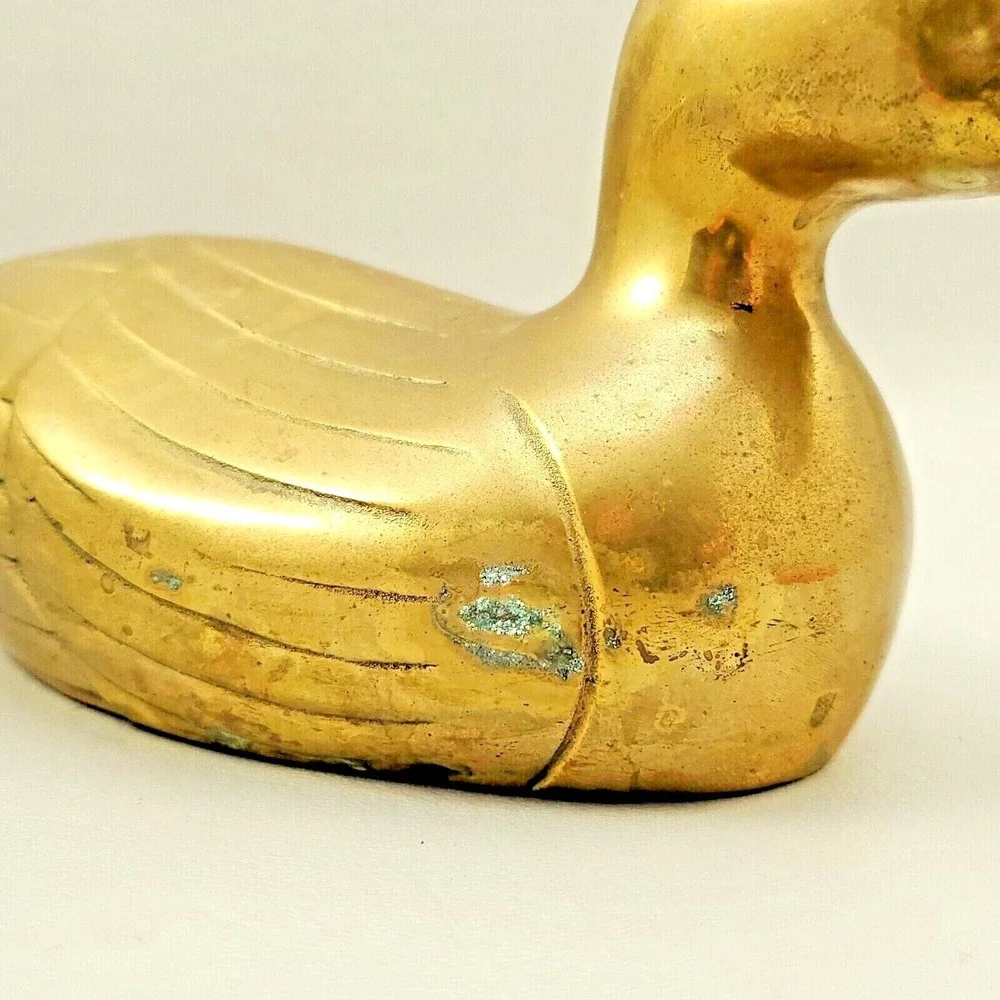 Brass Duck Decoy Paperweight Bookend Hollow Figurine Price Products 10